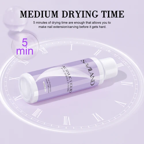 Imagen 2 del producto Líquido acrílico para uñas Saviland monomero, 60-500ml, líquido acrílico profesional para uñas de gran capacidad para arte de uñas líquido de cristal DIY
