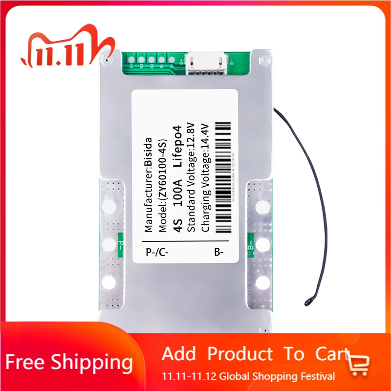 Bisida 4S Bms 12.8V…
