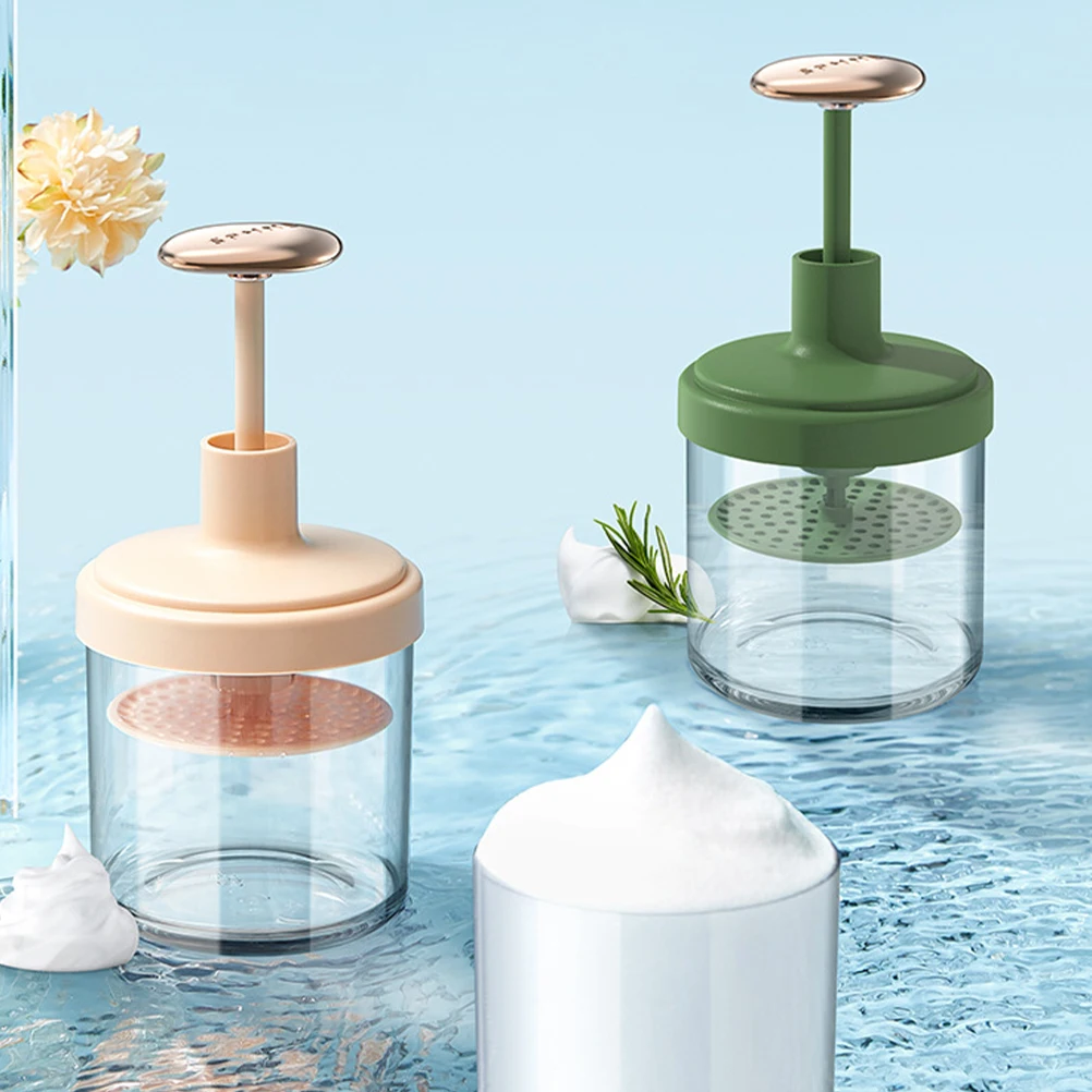 

1pcs Face Wash Foaming Maker Bubbler Bottle Facial Cleansing Tool Compact Skin Care Device Foam Cleanser Dispenser Soap Bubbling