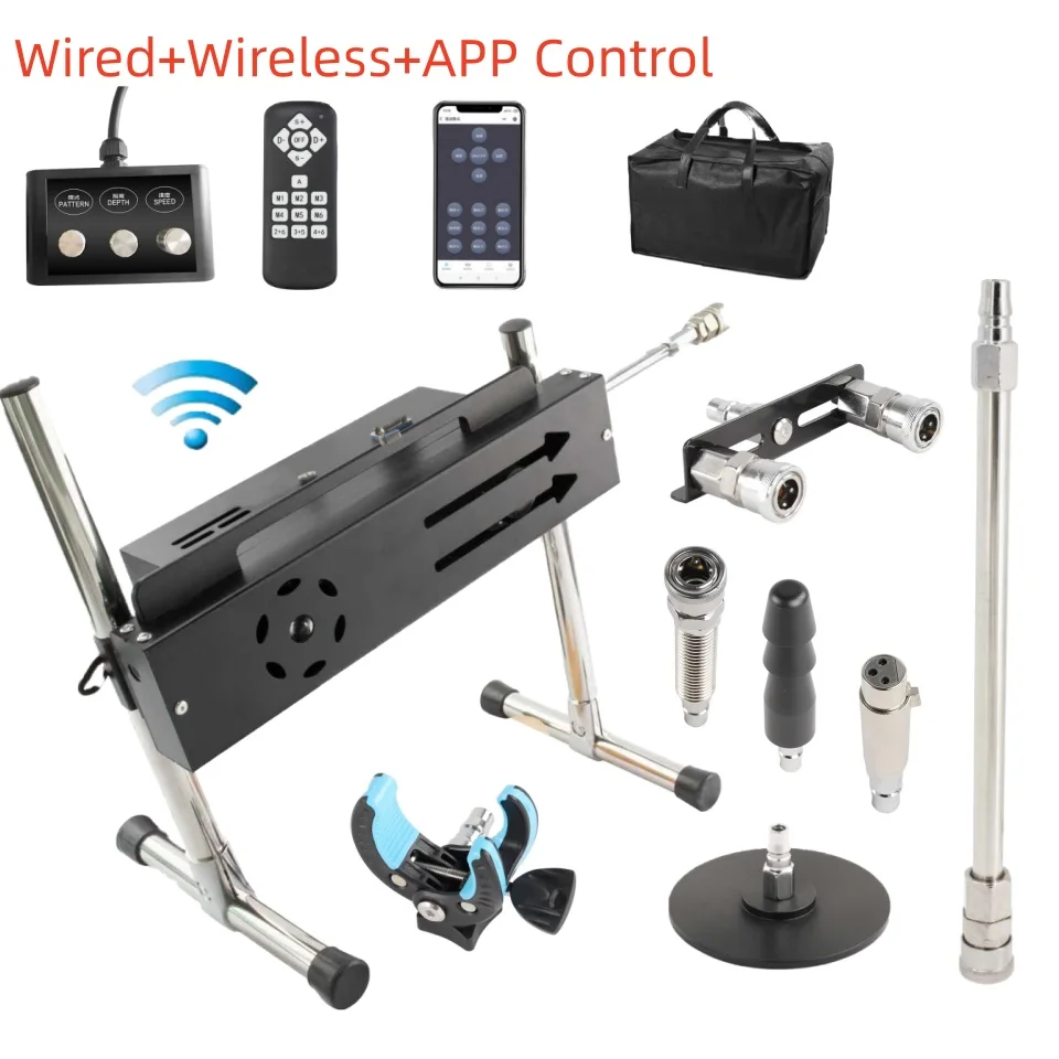 Fredorch 200W Strong Power APP Wireless Control Sex Machine with Dildo for Women Men Automatic Masturbation Sex Love Machine