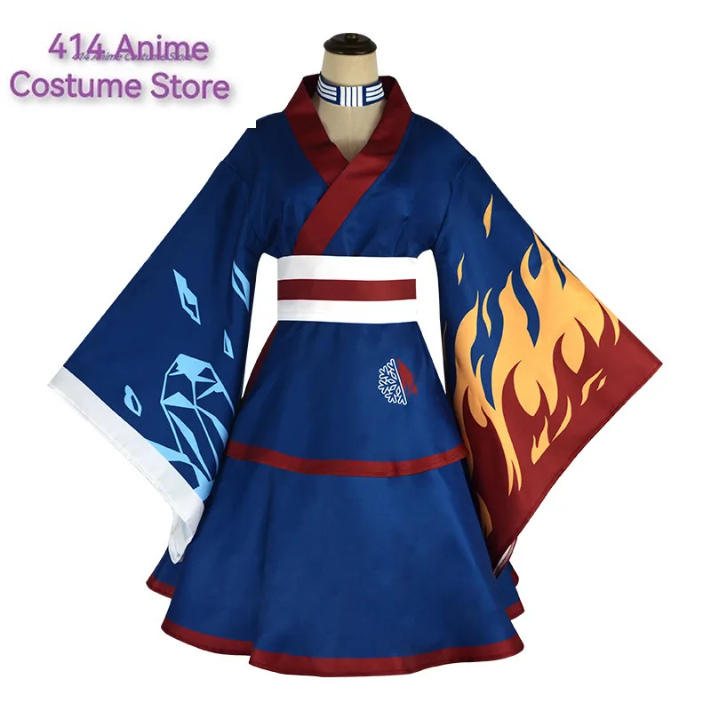 Todoroki Shoto Anime Cosplay Midoriya Izuku Costume Kimono Uniform Halloween Party Set