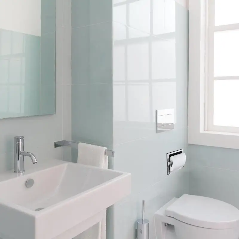 

R9UF Portable Sturdy Stainless Steel Materials Recessed Toilet Paper Holders Accessory for Kitchen Suppplies and Bathroom