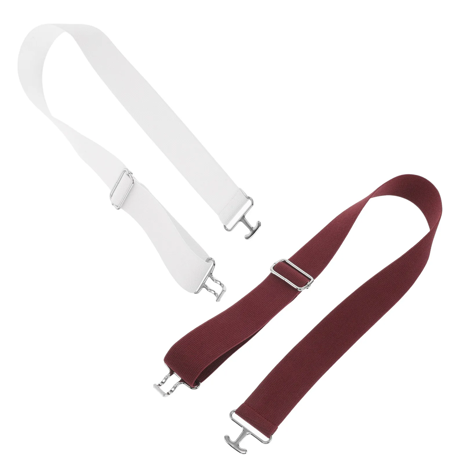 2Pcs Shark Buckle Equestrian Belt Elastic Horse Riding Accessory Unisex Adjustable Stretch Waist Belt Gear