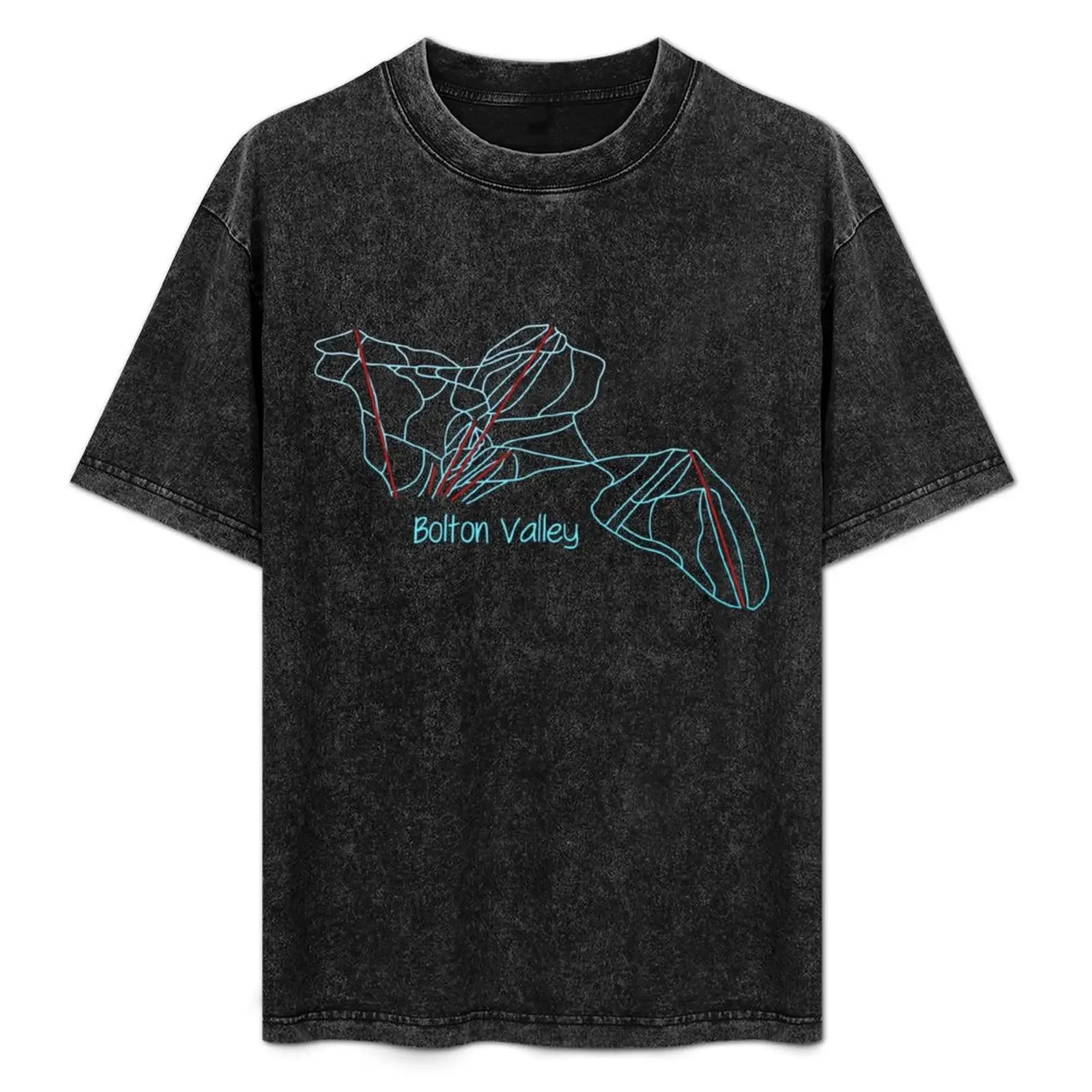 

Bolton Valley Trail Map T-Shirt oversized t shirt anime figures boys whites mens t shirts