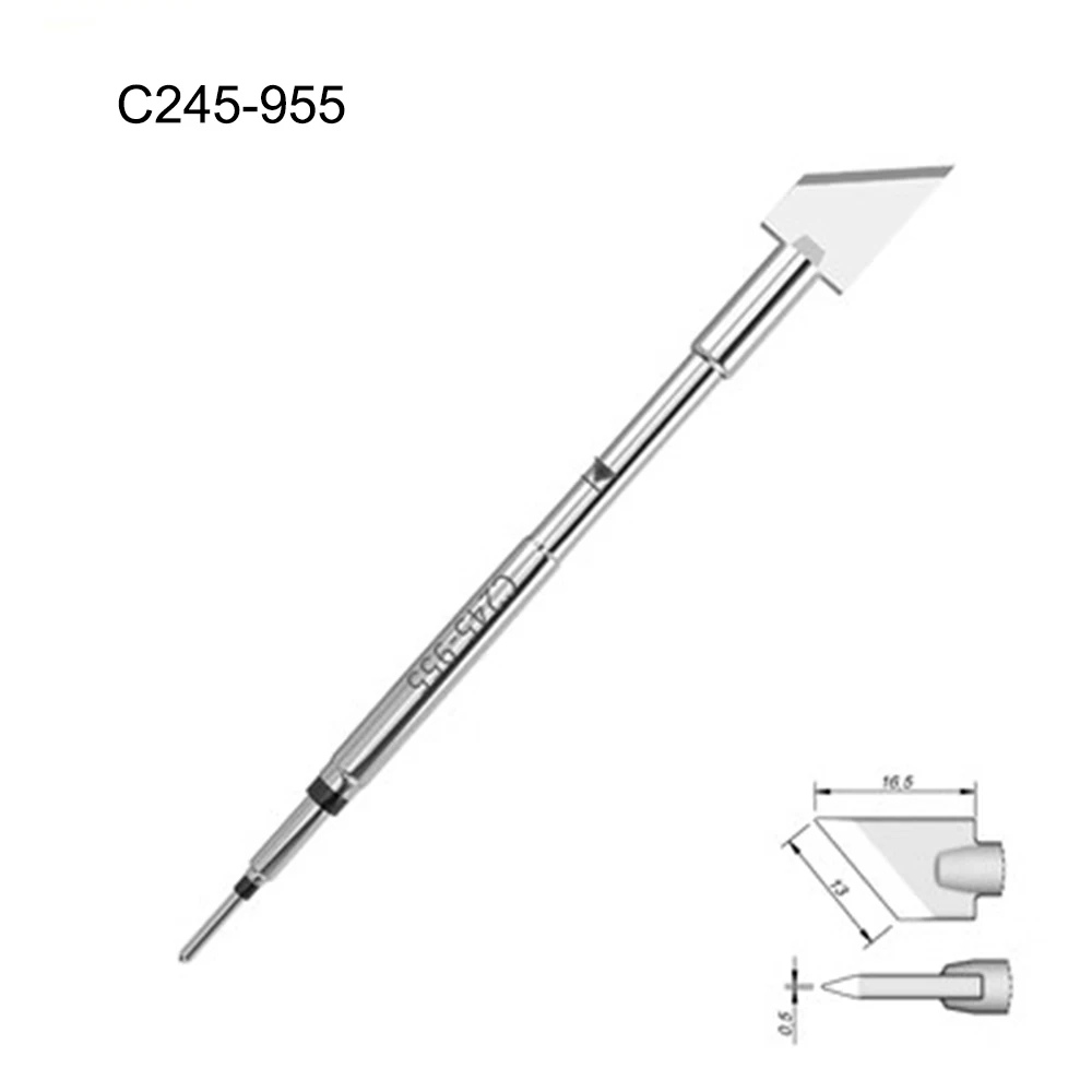 C245 Soldering Tips 053 755 790 760 914 913 752 955 T245A Shovel Type C245 Series Solder Iron Tips Universal For  T245