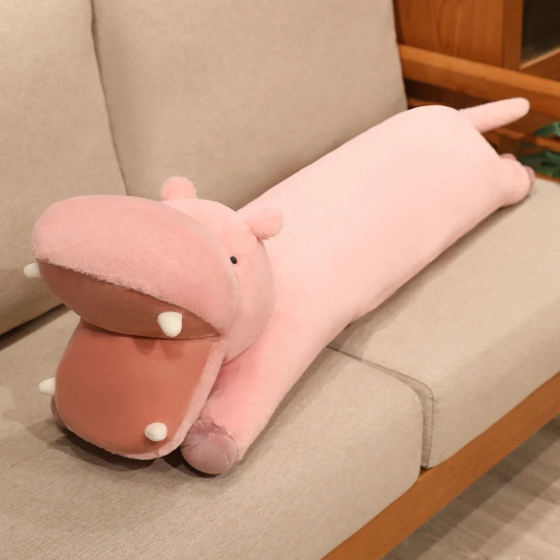 100 センチメートルピンクカバソフトぬいぐるみかわいい動物クッション寝室ソファ抱き枕誕生日プレゼント女の子のための