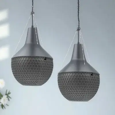 

2Pcs Plastic Hanging Planter Compact Design Indoor Home Balcony Garden Pot Round Hanging Planter Plant Basket