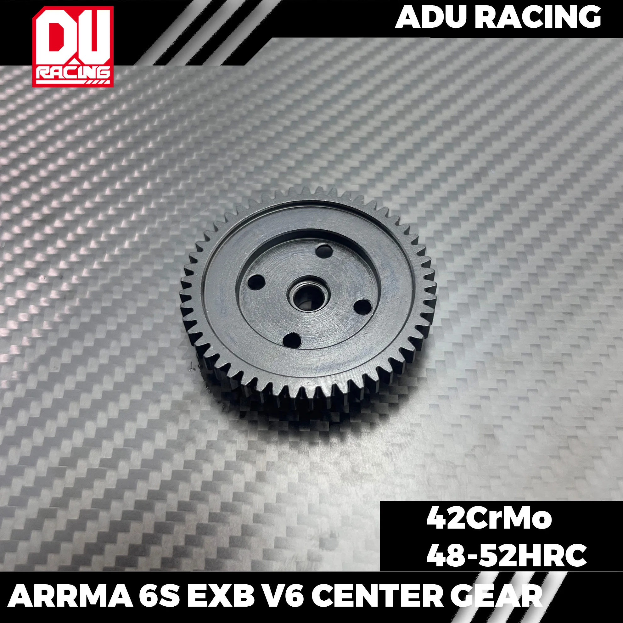 ADU RACING 42CRMO steel M1 50t Spur Gear Plate Diff for 29mm Diff Case for ARRMA EXB and V6  ARA310978
