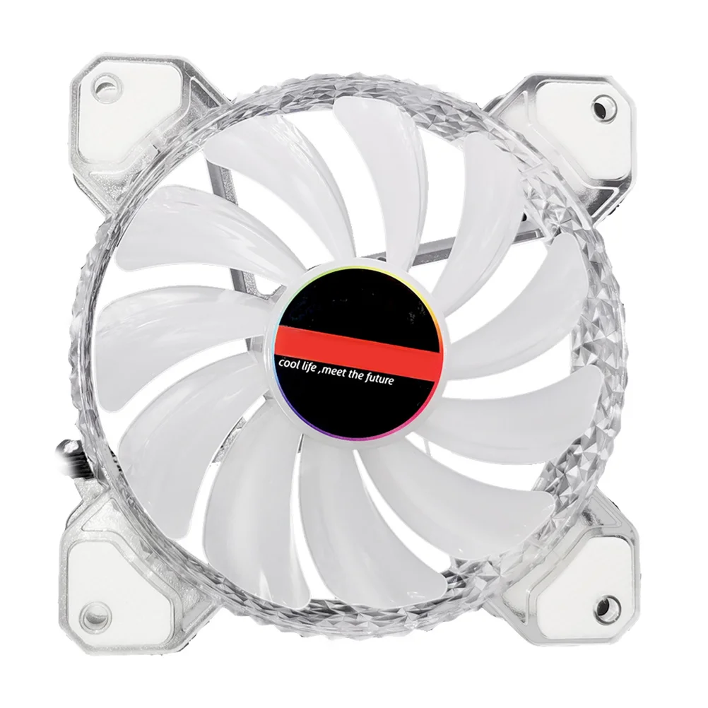 

Air Cooler Fan Rgb Computer Case Fan Quiet Durable ABS Material Unique Style Long-Lasting Service Time Computer Cooler