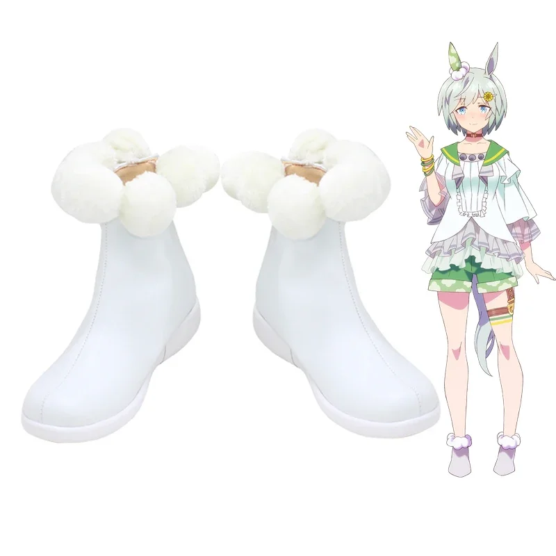 

Umamusume Pretty Derby Seiun Sky Anime Bridal Outfit Cosplay Shoes Boots Halloween Carnival Accessories