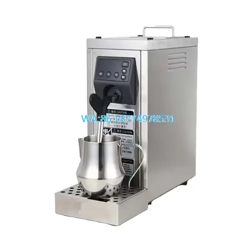 Wmwmnu for Commercial Fully Automatic Stainless Steel Milk Frother 4Bar One-Touch APP Coffee Milk Bubble Maker Steam