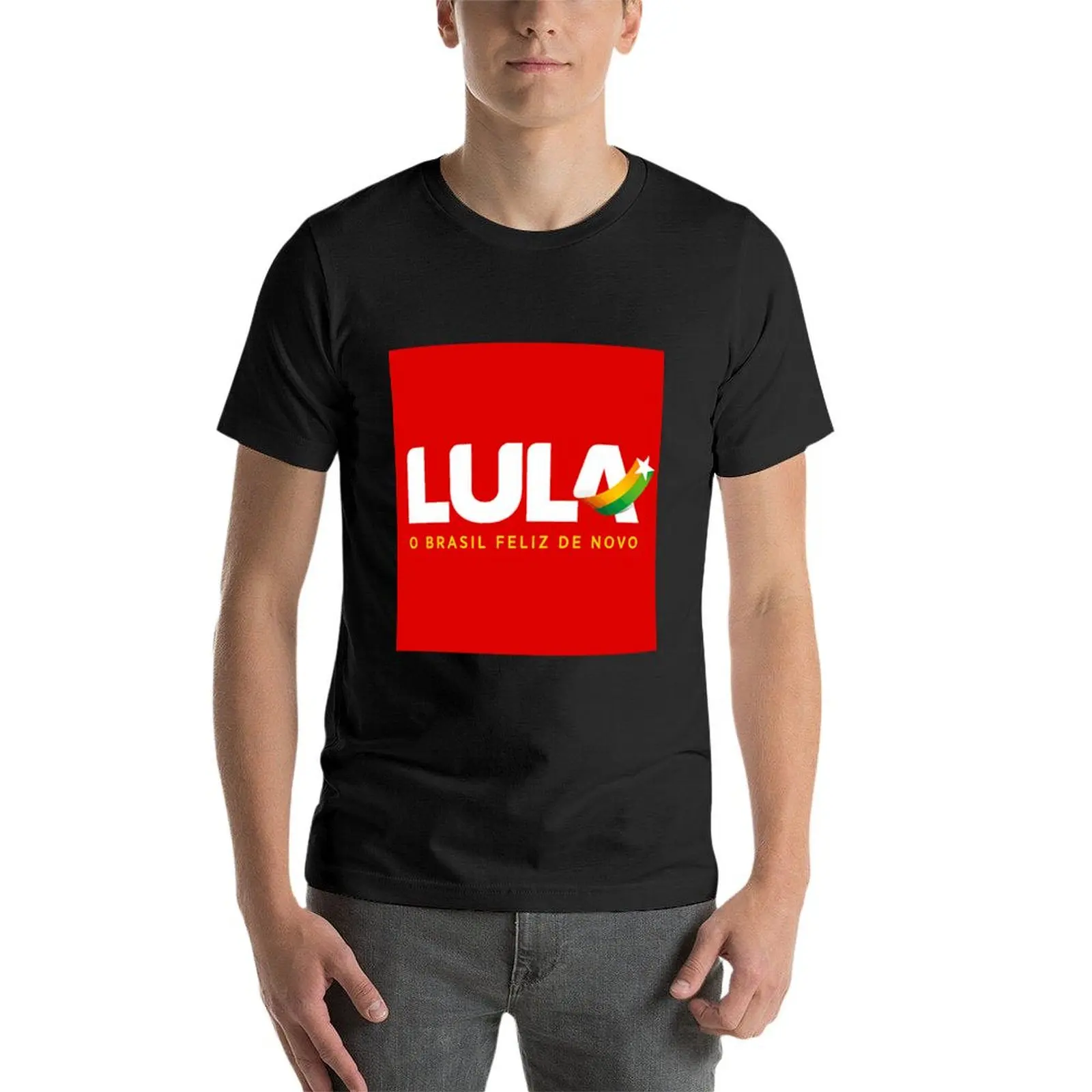 Camiseta masculina de tamanho grande, Lula Tees, roupas fofas, tops