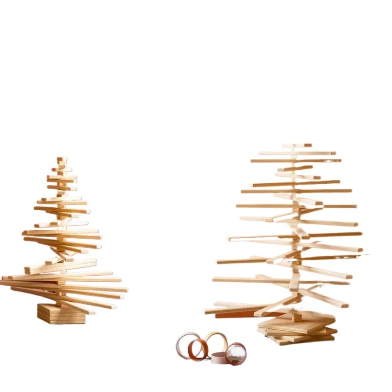

Tree Christmas eco-friendly sustainable handmade contemporary modern minimalist wooden Christmas tree
