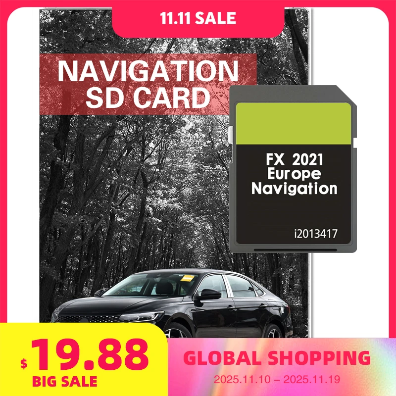 

for Ford C-Max Sat Nav Card Maps New Version Data Mondeo SD Europe Navigation FX 2021 Cover Europe Road Tracker