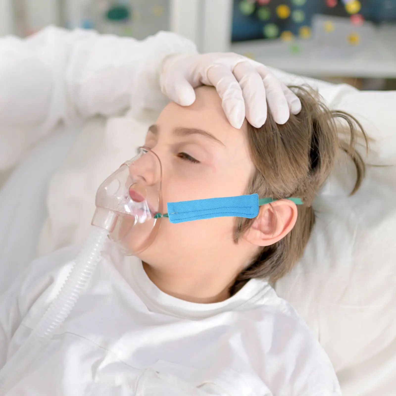 

1Pair Nasal Oxygen Tubing Protectors Supple Ear Cushions Prevent Soreness Relieve Pressure Comfortable Oxygen Cannula Ear Pads