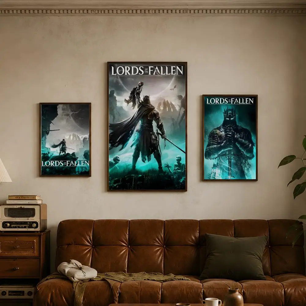 Game L-Lords of the Fallen Poster Vintage Self-Adhesive PP Wall Decor Art Artistic Home Bar Bedroom Decoration Gift