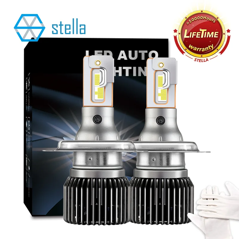 Stella 9 chips LED Headlight H7 led Canbus H4 H1 Fog Lamps H11 Light Bulbs for Auto 9005 9006 hi/lo Beam for Car 70W 25000LM 12V