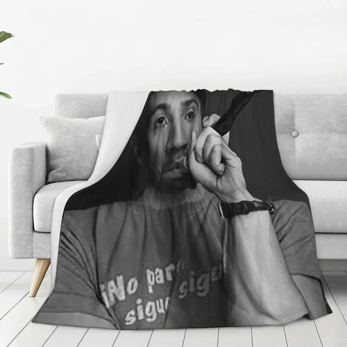 لين مانويل ميراندا عض له الشفاه البطانيات لينة الدافئة الفانيلا رمي بطانية أفخم للسرير غرفة المعيشة نزهة السفر أريكة المنزل