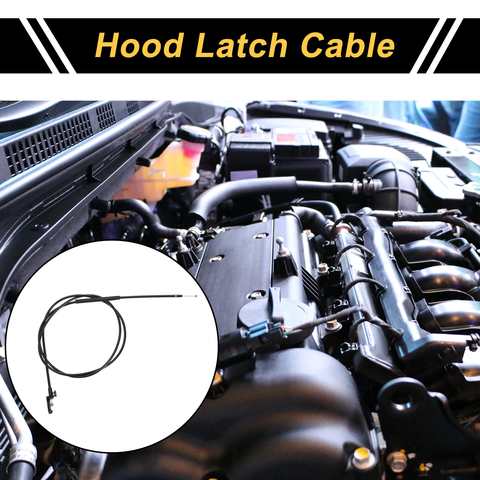 

UXCELL Трос открывания капота No 8E1823531G Трос защелки капота для Audi A4 S4 RS4 2005-2008 гг.