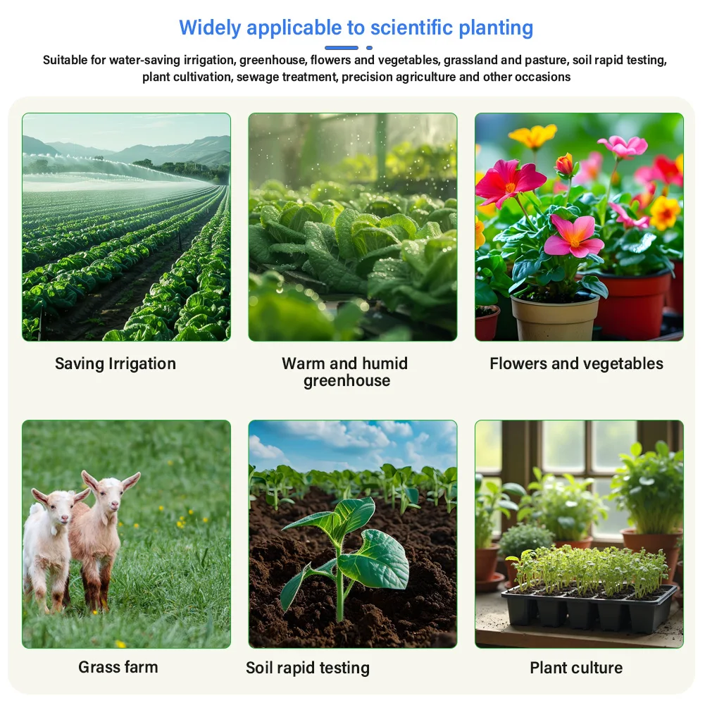 8-in-1 Bodentester NPK PH-Meter EC Temperatur Feuchtigkeits- und Fruchtbarkeitsdetektor IP68 Wasserdichter Sensor für Smart Farming und Garten – Detail 26