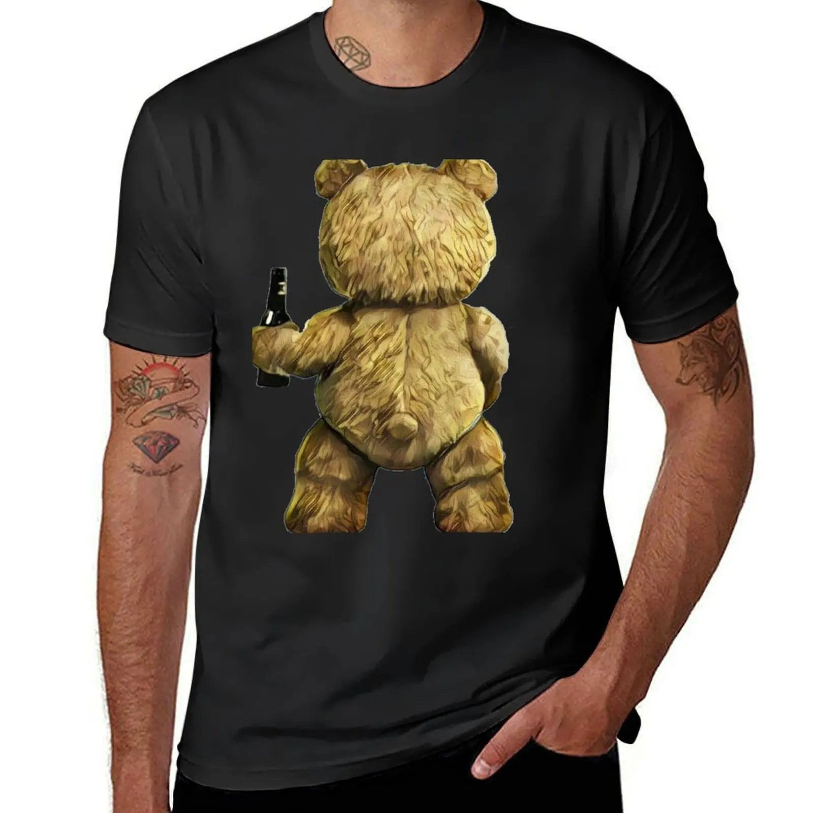 

Ted - have a drink and have fun! T-Shirt animal prinfor boys sports fans oversized t shirts for men