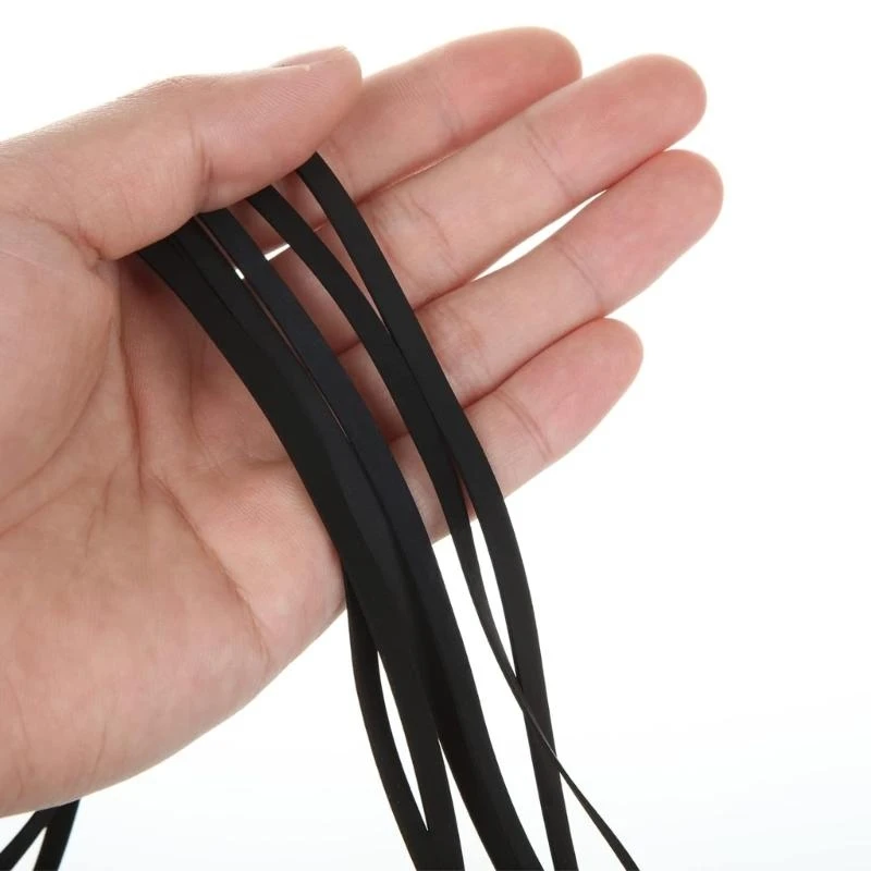 10 Pack Record Player Belt Rubber Drive Bands Record Player Drive Belts Turntable Repair Part Rubber Texture for Player