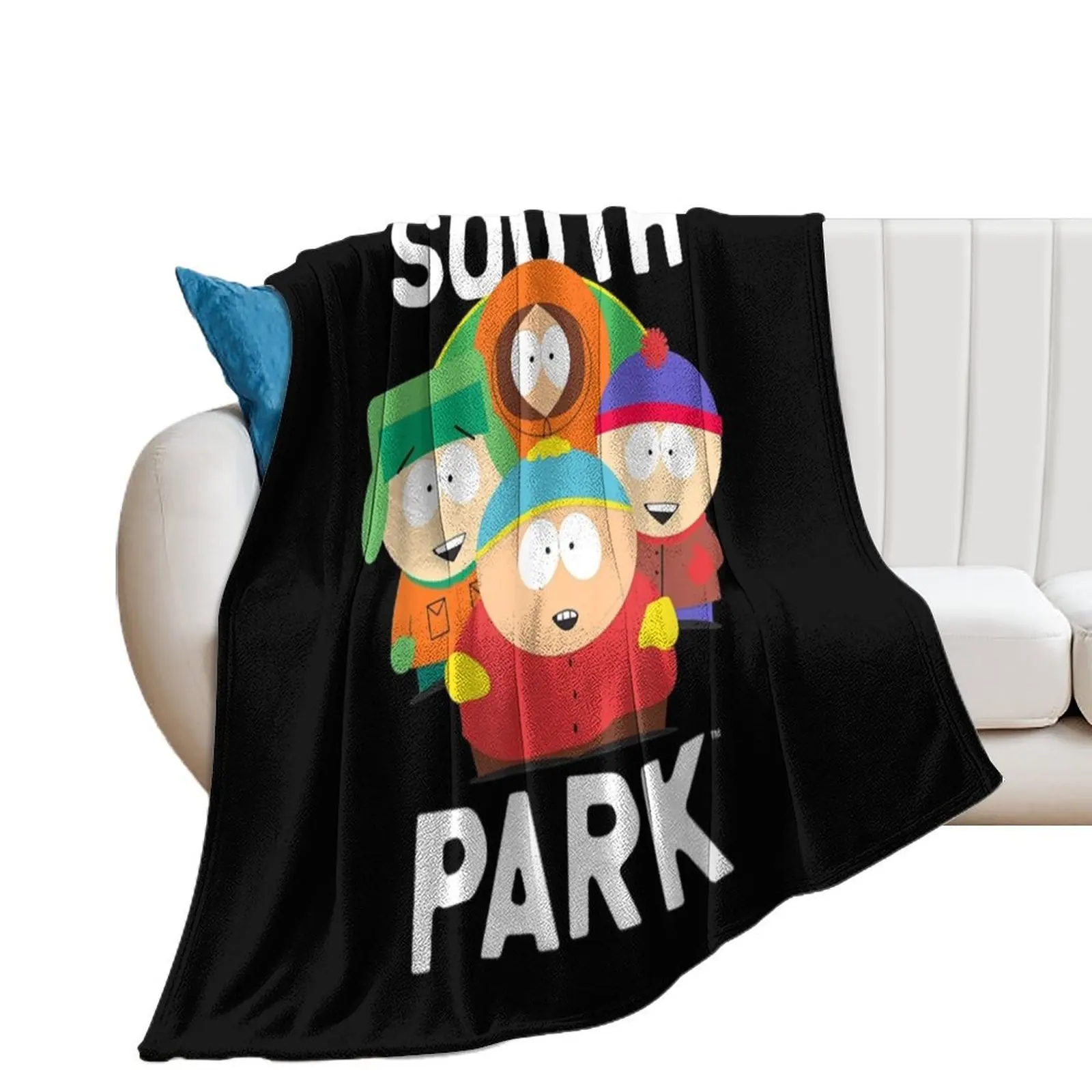 Park Gang cartoon funny Throw Blanket Blankets For Baby valentine gift ideas Large Blankets