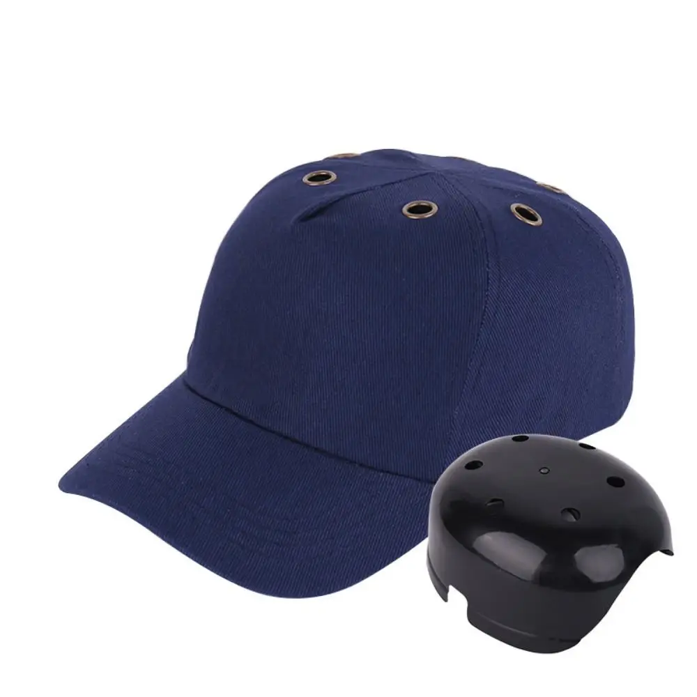 ABS Inner Shell Safety Hard Hat Top 6 Holes Hard Cap Shell Safety Baseball Caps Breathable Head Protective Safety Helmet