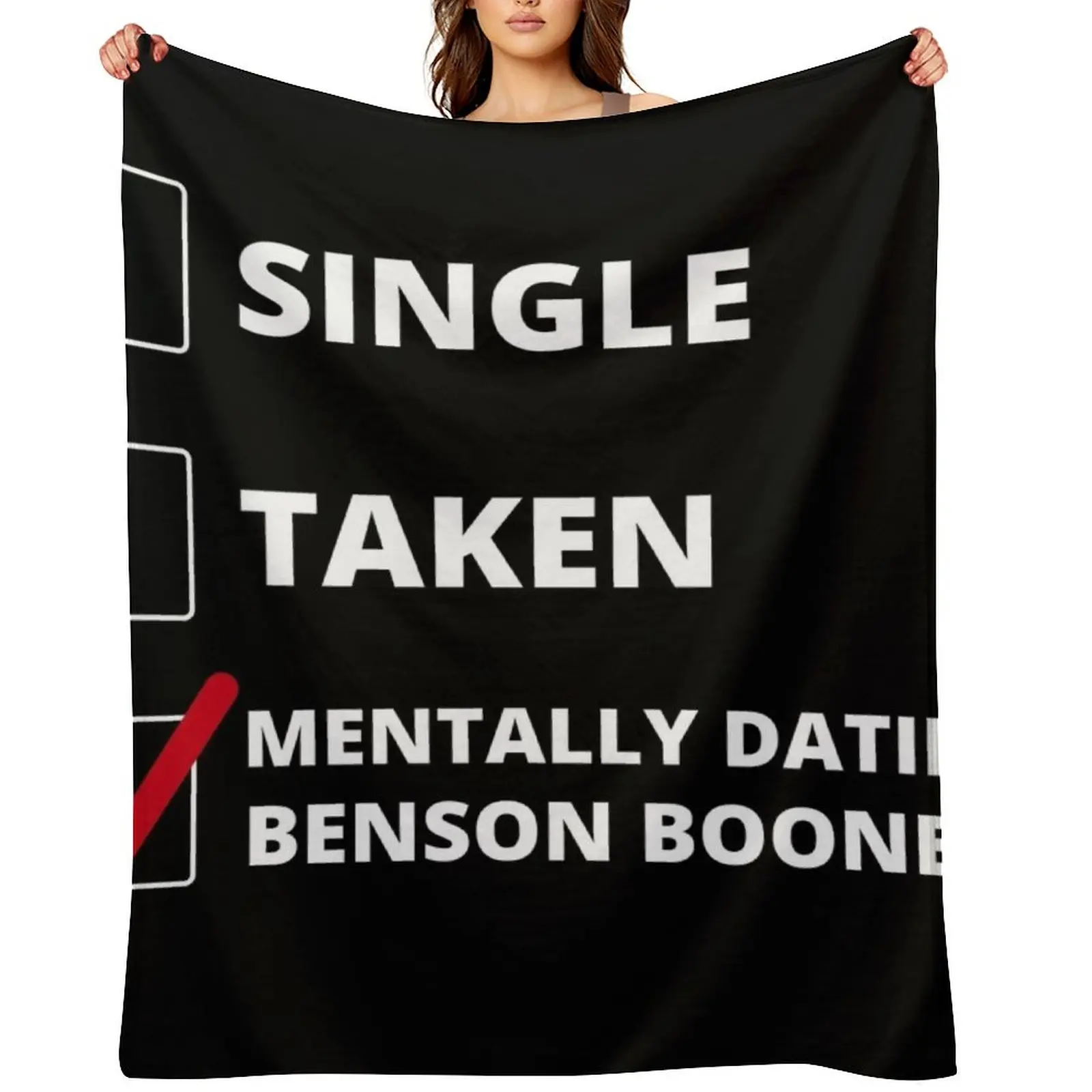 

Mentally Dating Benson Boone Throw Blanket Luxury St Fashion Sofas Picnic warm for winter Blankets