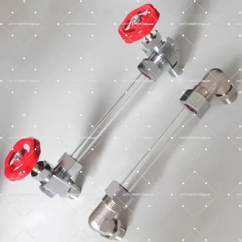 Boiler Glass Tube Water Level Gauge Cork Elbow Connector for Steam Equipment Water Level Monitoring