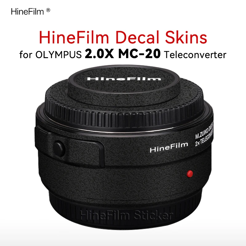 

Hinefilm Skin For Olympus 2X TELECONVERTER MC-20 Protector Wrap Cover Film for Olympus MC20 Lens sticker Protective Skin