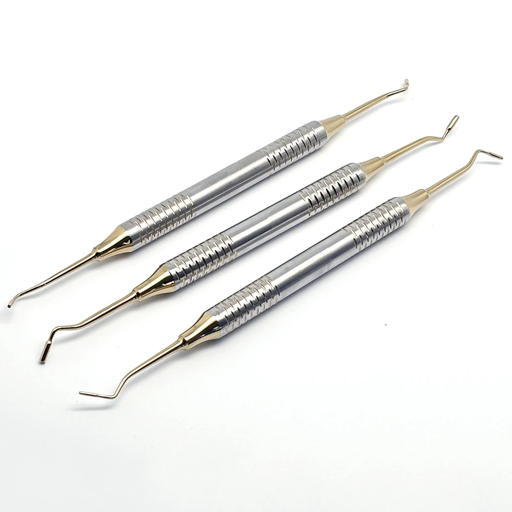 

Dental Titanium Steel Tool Composite Spatula Plated Head Filler Amalgam Filling Plugger Dentist Instrument 3Pcs/set