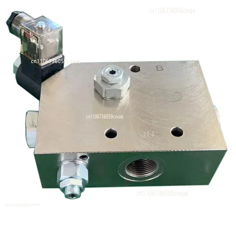 Breaker Hammer Piping System 3/4 Valve 12vdc 24vdc Hydraulic Backhoe Loader Flow Divider Control Valve for Hydraulic Rock