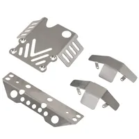 1 Set 304 Chassis Armor For MJX HYPER GO 1/12 H12Y H12Y+Remote Control Car Upgrade Accessories Non Destructive Installation