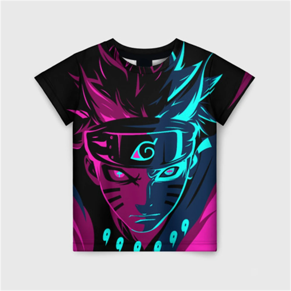 Camiseta informal para hombre y mujer, estampado Akatsuki Moire, moda informal, ropa de calle cómoda de verano, Top de Hip Hop de manga corta