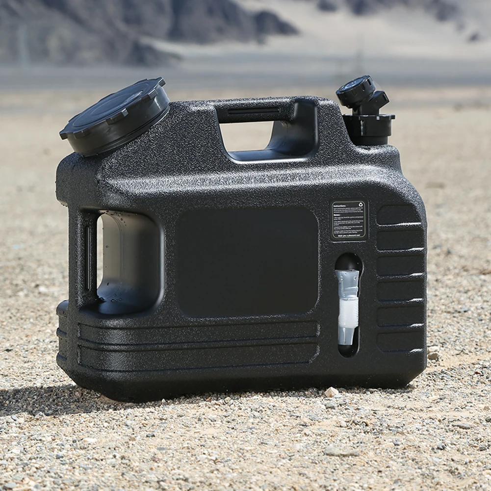 

13L Emergency Water Bucket with Spigot Portable Water Container Leakproof Water Pump Faucet for Outdoor Hiking Camping Home Use