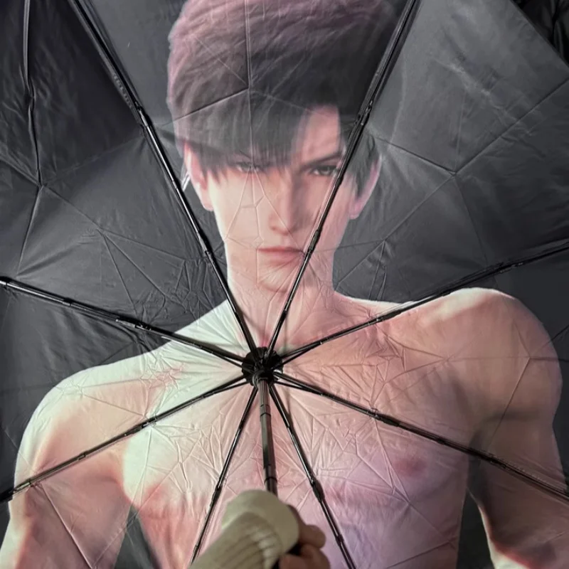 Love And Deepspace Game Character Zayne Rafayel Xavier Outdoor Sun Parasol Collapsible Rainshade Sunny Rain Dual-Use Umbrella