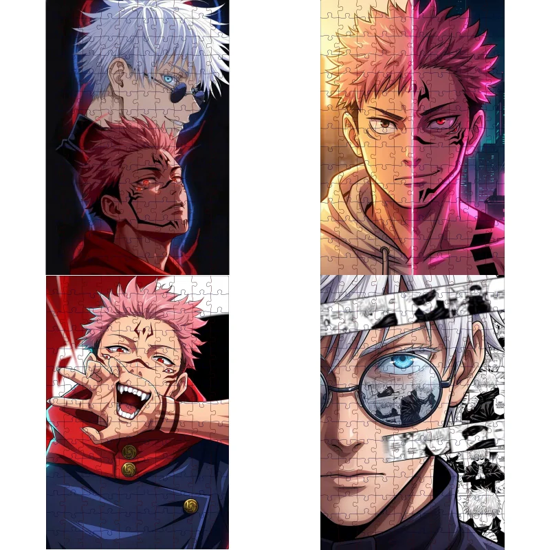 

Wooden Puzzle for Jujutsu Kaisen Sukuna Gojo Satoru Self Made Anime Brain-Boosting Adult Child Desktop Jigsaw Toys Fans Gifts