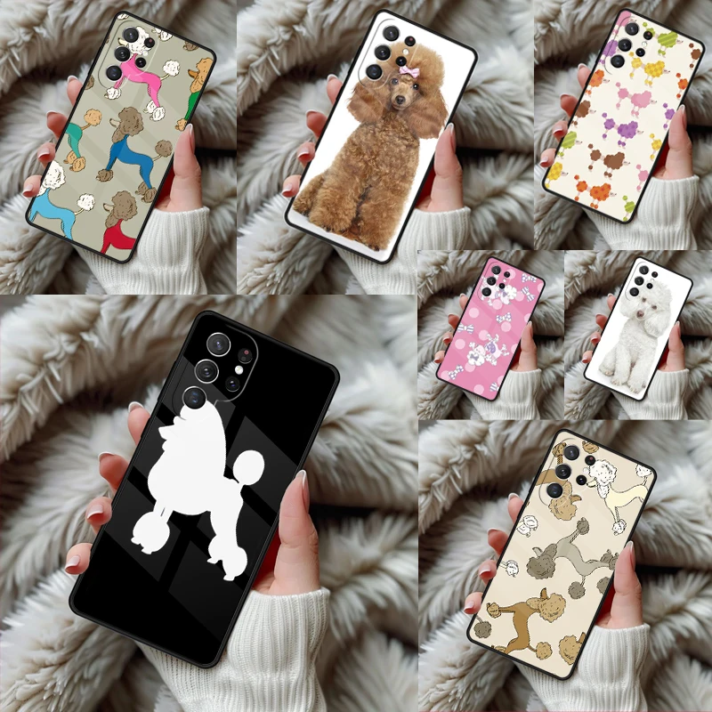Beagle Poodle Mum Dog Colorful Phone Case For Samsung Galaxy S24 S25 S26 Ultra S22 S23 Plus S21 S20 FE Note10 TPU Cover