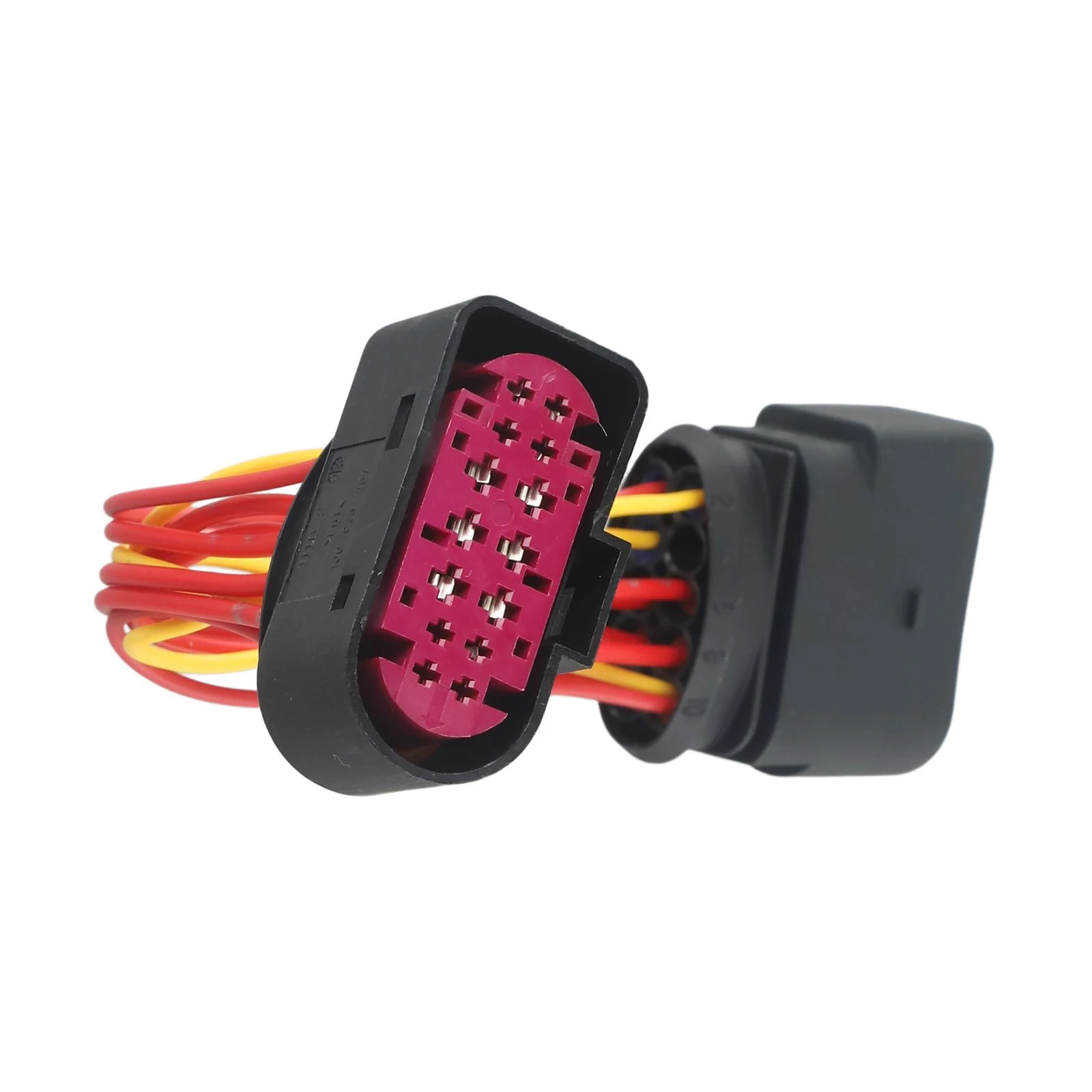 

Accessories Connector Adapter Xenon Headlight 10 To 14 Pin And Reliability Good Durability Wire Harness Connector