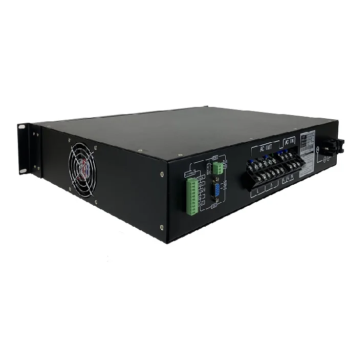 High Frequency 110V 6kVA 4800W Rack Mount DC AC Power Inverter Converter LCD Display Single 50/60Hz 5V 24VDC 1A OEM Available
