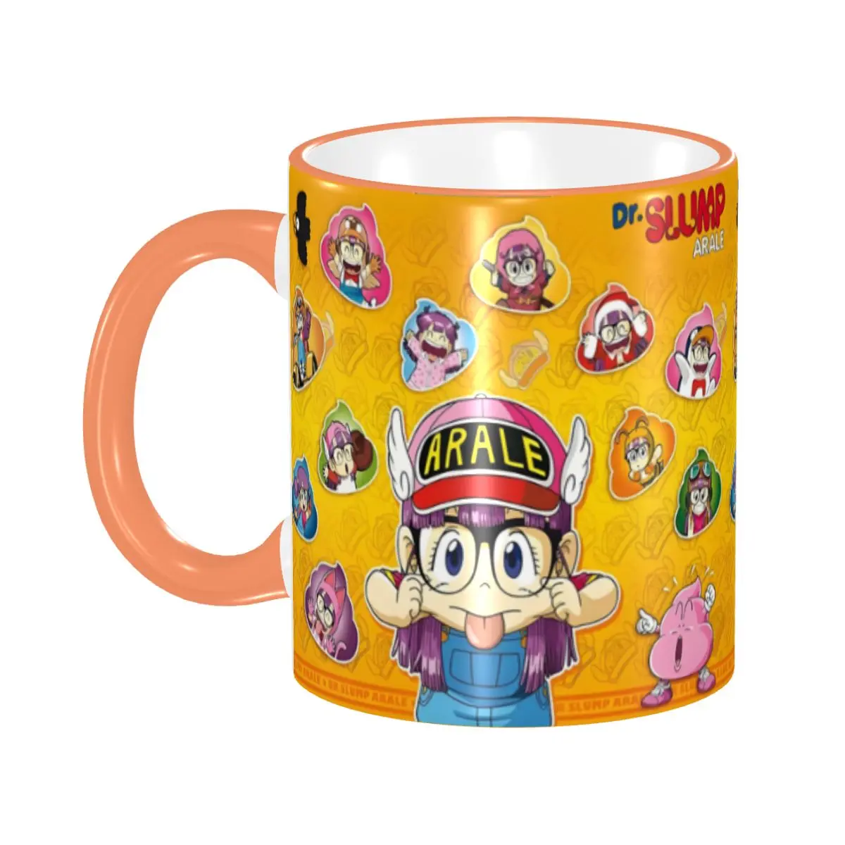 Tasses à café en céramique DIY A-Arale N-Norimaki Dr Slump, dessins animés, cadeau créatif