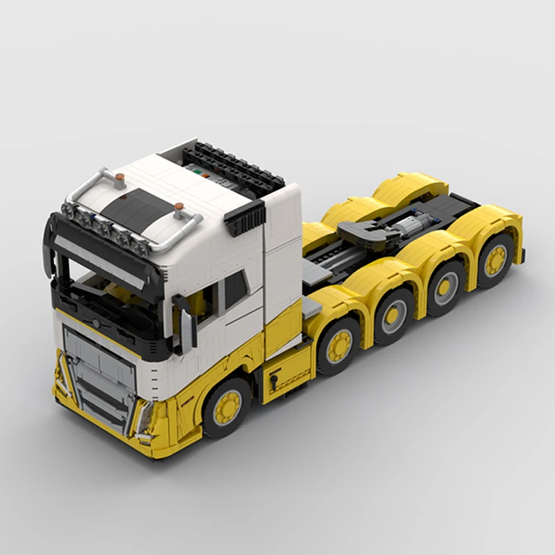 3652 pièces de transport FH16 10X4 tracteur MOC, blocs de construction modulaires personnalisables, conception créative, jouet éducatif DIY pour garçons, cadeaux de vacances