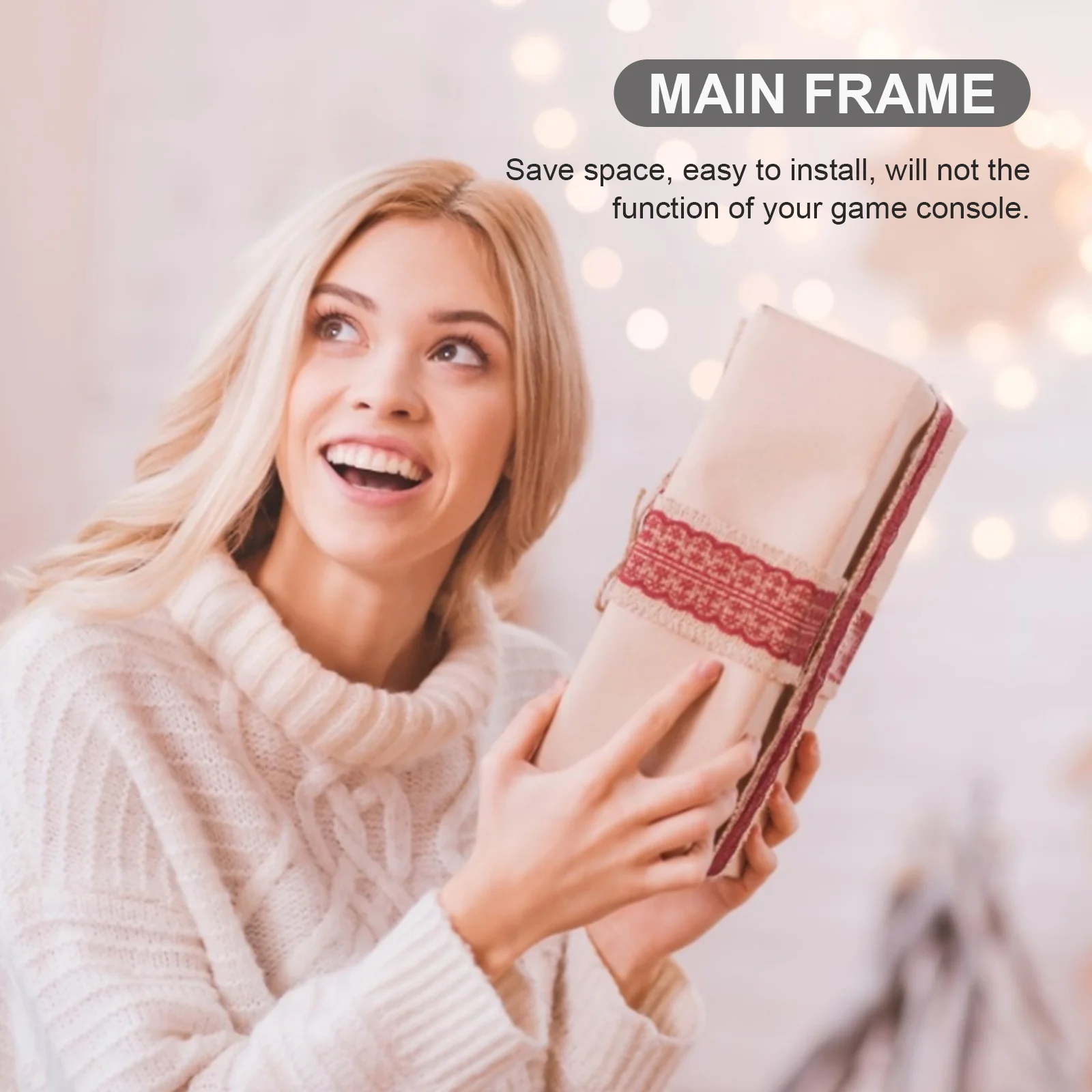 حامل وحدة التحكم المضيفة، حامل عمودي بلاستيكي لتبريد مساحة التهوية، قاعدة ملحقات ألعاب متينة عمودية