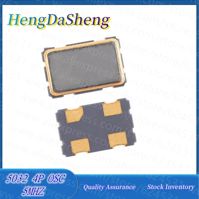 5Pcs/Lot Active Patch Crystal Oscillator 5032 5MHZ 5.000MHZ 5M OCS Resonator 5.0 * 3.2mm SMD-4