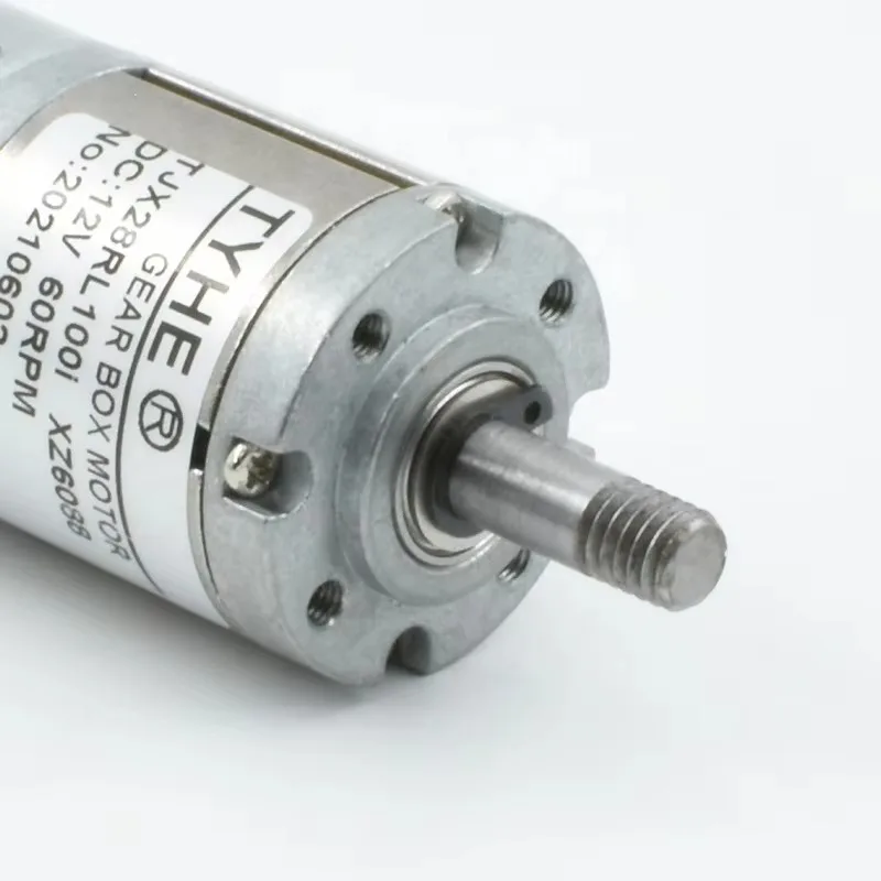 มอเตอร์เกียร์เหล็กแบบดาวเคราะห์ DC ขนาด 28 มม. ของผู้ผลิต แรงบิดสูง เสียงรบกวนต่ำ ความเร็วสูง ความเร็วต่ำ พร้อมเฟืองโลหะ