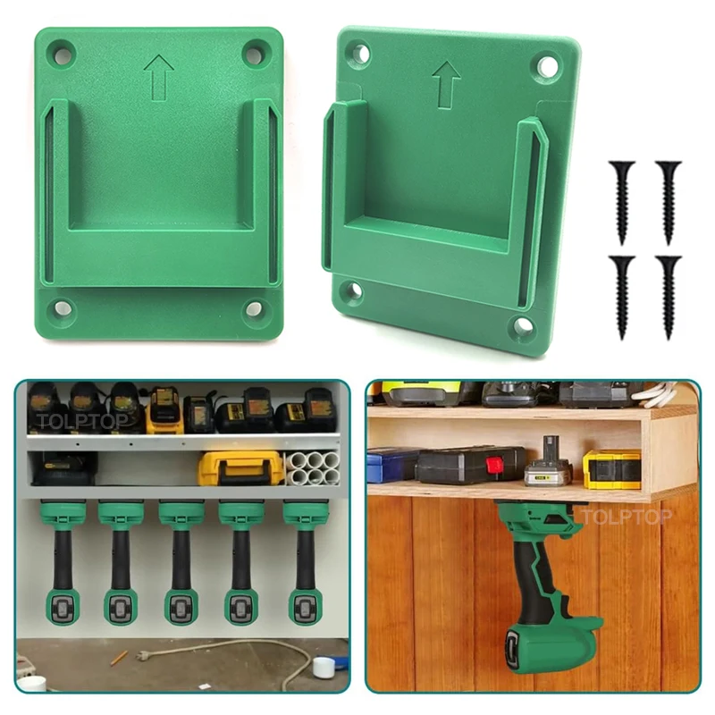 Wall Mount Machine Storage Rack Electric Tool Holder Bracket Fixing Devices For Hitachi/Hikoki/Metabo 18V 36V Power Tools