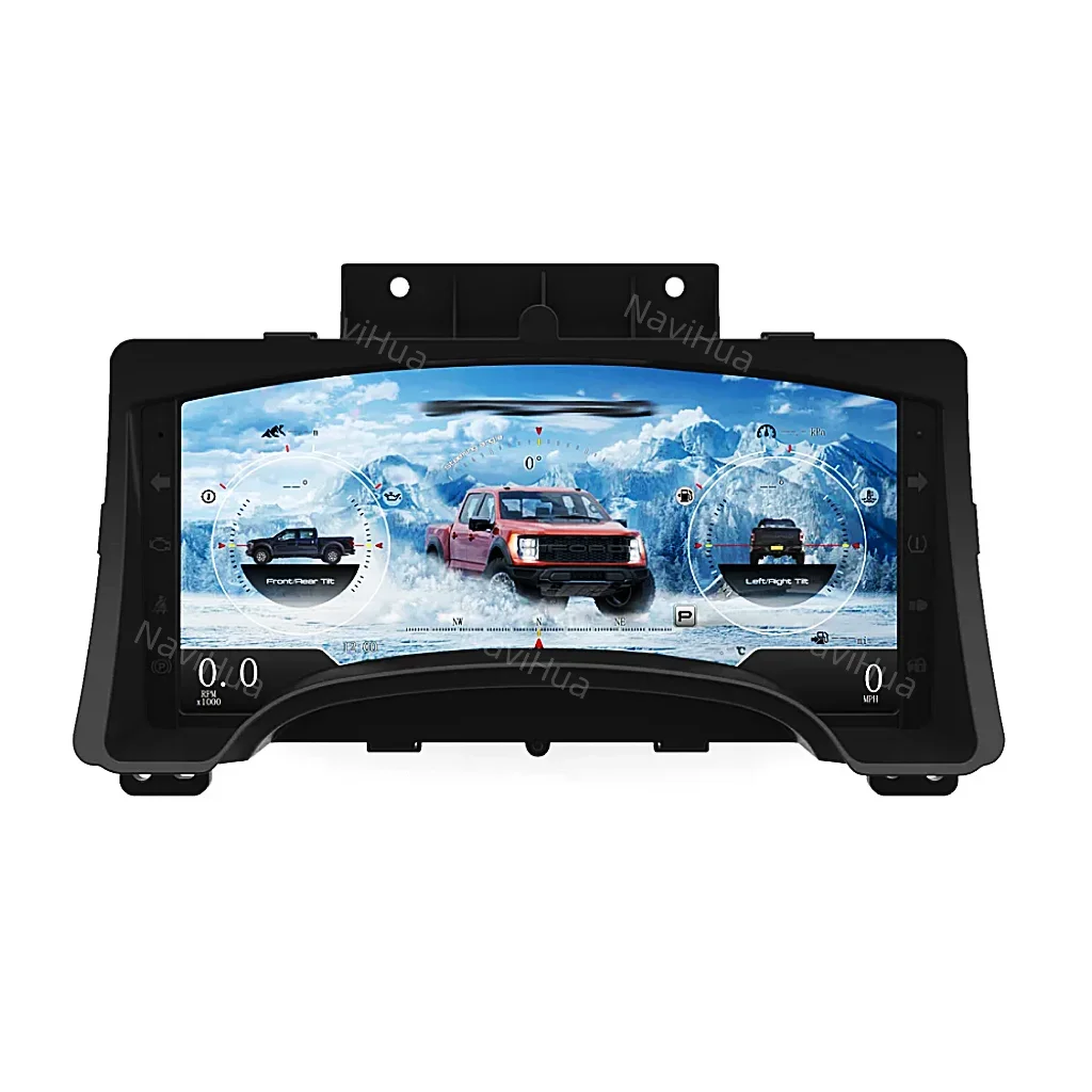 NaviHua New Arrival 12.3 Inch Car Digital Cluster For Ford F150 Raptor 2009 2012 Auto LCD Dashboard Speedometer Virtual Cockpit