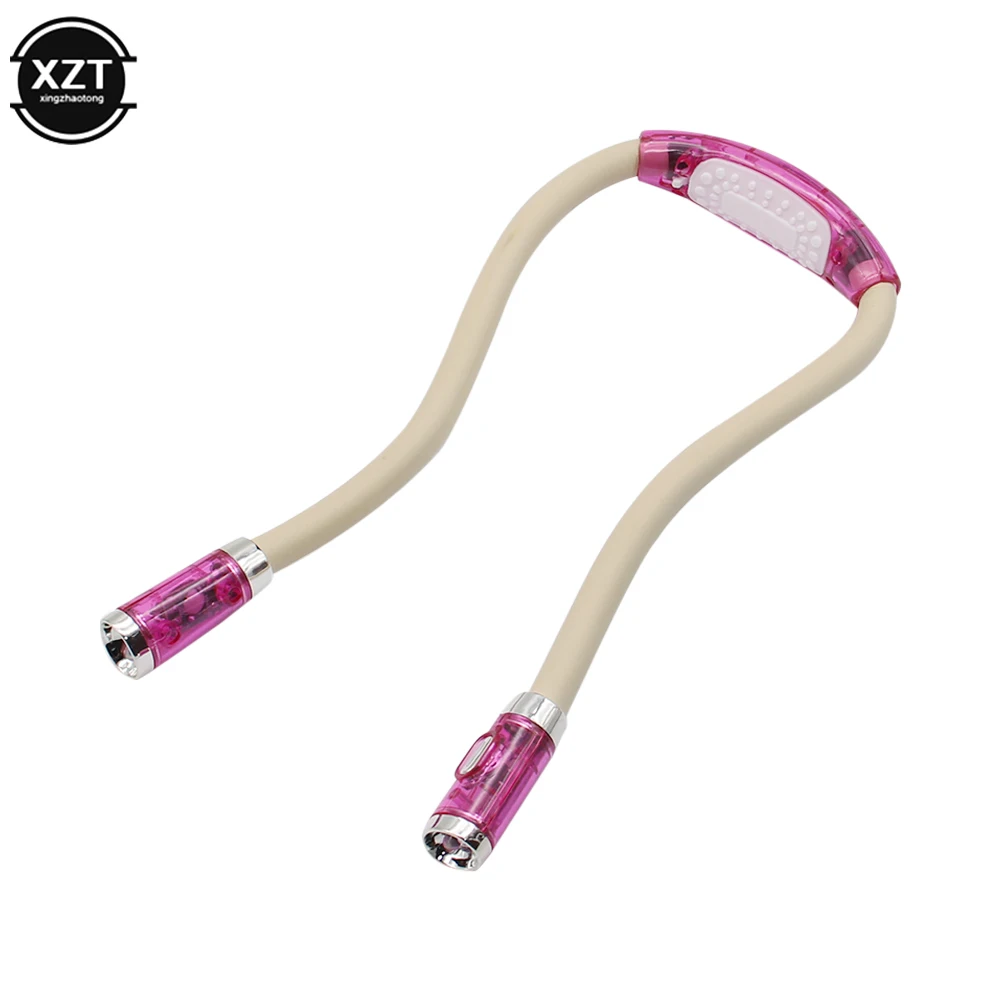 LED Neck Light Book Reading Lamp Night Flashlight Camping Led Neck Reading Creative Handfree Work Light Book Lights