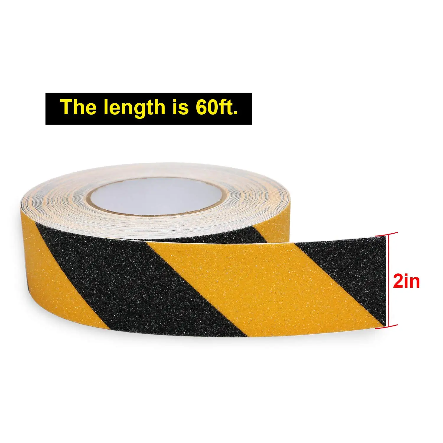 5M Anti Slip Tape, Safety Waterproof Non Skid Sticker, Grip Tape for Elderly, Stairs, Floor, Bathroom, Indoor & Outdoor